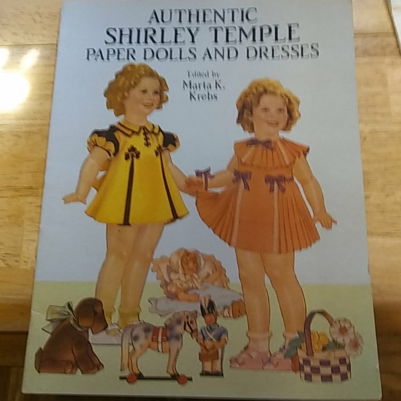 shirley temple paper dolls